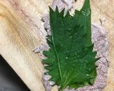 巻くだけで至高のつまみ☆牛ロース大葉巻き作り方3写真