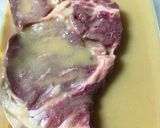 お肉柔らか☆牛肉の甘味噌漬け焼き作り方3写真