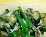 お弁当に♪豚肉とナスとピーマンの味噌炒め作り方7写真