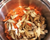 実家の鶏肉とごぼうの混ぜご飯作り方4写真