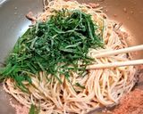 夏に！【明太ガーリックのスタミナパスタ】作り方8写真
