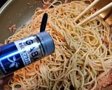 夏に！【明太ガーリックのスタミナパスタ】作り方7写真