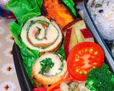 【お弁当OK】ささみの梅しそ巻き作り方10写真