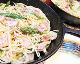夏に！【明太ガーリックのスタミナパスタ】作り方13写真