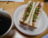 【意外‼】オクラベーコンホットサンド‼作り方7写真