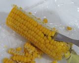 とうもろこし　簡単に粒を取る方法作り方2写真