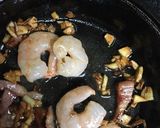 エビとベーコンのガーリックオイル焼き作り方3写真