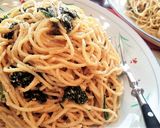 夏に！【明太ガーリックのスタミナパスタ】作り方14写真