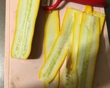 ズッキーニの塩漬け巻き作り方1写真