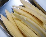 ヤングコーンの素揚げ～変わり塩で作り方1写真