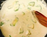アボカドと生ハムのブルーチーズパスタ作り方3写真
