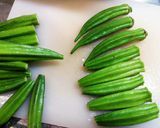 副菜に★レンジで2分☆オクラのさっと煮作り方1写真