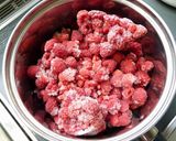 なめらかで、美味しいラズベリージャム作り方1写真