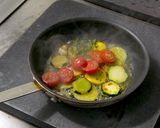 鱸と夏野菜の香草焼き プロヴァンス風作り方4写真