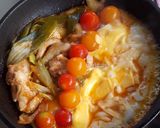 とろ～り甘辛チキン★チーズタッカルビ作り方11写真