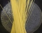 超簡単キノコとベーコンのバター醤油パスタ作り方2写真