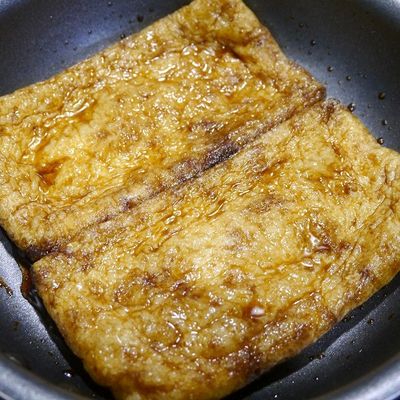 簡単3分！食べたい時の☆甘～いお揚げ煮 by だんどり亭 【クックパッド