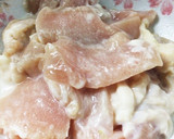 鶏むねとベーコンの黒胡椒焼き作り方2写真