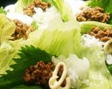 豚☆ひき肉味噌☆手巻きレタス包み作り方5写真