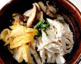 鶏むね肉も圧力鍋で簡単☆わが家の鶏飯風〜作り方5写真