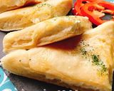 チーズとろりんフライパン焼きチーズナン作り方18写真