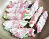 茄子と大葉のごまみそ豚バラ巻き作り方6写真