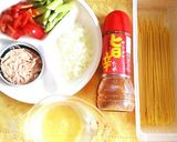 旨辛たれde簡単♡野菜&ツナの冷しスパ♪作り方1写真