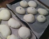 バターなし♪やさしい味のクリーム白パン♫作り方13写真