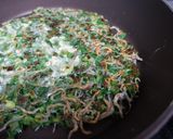 じゃこの塩気 と ごま油の香り ネギ焼き作り方2写真