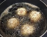 そうめん衣の揚げ肉団子作り方5写真