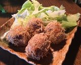 そうめん衣の揚げ肉団子作り方6写真