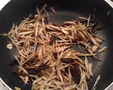 グリーンカレー味きんぴらゴボウ作り方3写真