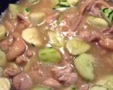 きゅうりと鶏肉の炒め物〜中華スープ風作り方7写真