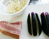 簡単☆ナスとベーコンのサッパリ梅おろし♪作り方1写真