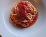 簡単トマト冷製パスタ★辛め作り方3写真