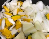 野菜ジュース入り夏野菜ツナカレー作り方4写真