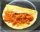 美容☆野菜ジュースリゾットのオムライス♪作り方5写真