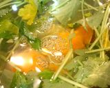 三つ葉だけで♡レンジde簡単茶碗蒸し作り方1写真
