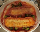 野菜ジュースで簡単★豚肉油揚げのロール煮作り方4写真