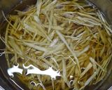 ふわふわ玉子のかさましで、うなぎの柳川風作り方1写真