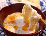 簡単素麺アレンジ！豆乳deピリ辛担々麺風作り方3写真