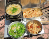 簡単！ 焼き鳥缶とホタテ缶の炊き込みご飯作り方7写真