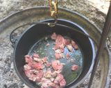 超簡単美味いダッチオーブン焼きそば作り方2写真