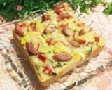 ★ポテサラベーコンのカレー風味トースト★作り方5写真