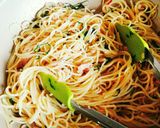 和風ペペロン。大葉たっぷりツナパスタ。作り方5写真