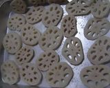 簡単♪れんこんはさみ揚げ作り方1写真