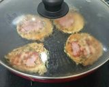 ひじき-切り昆布-トロロ入りお好み焼き作り方7写真