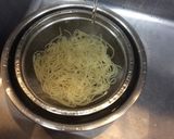 コンビーフとプチトマトの冷製パスタ作り方1写真