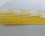 茹でずに　焼きとうもろこし・塩バター味作り方2写真