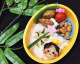 七夕☆キャラ弁♡作り方1写真